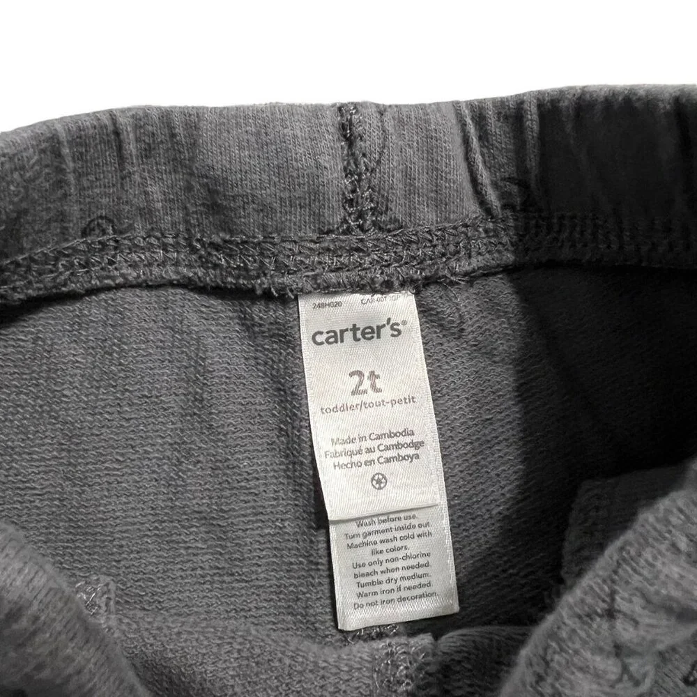 Carter's 2T Grey Dinosaur Shorts